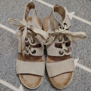 Rudsak Baptista suede lace up sandals size 40